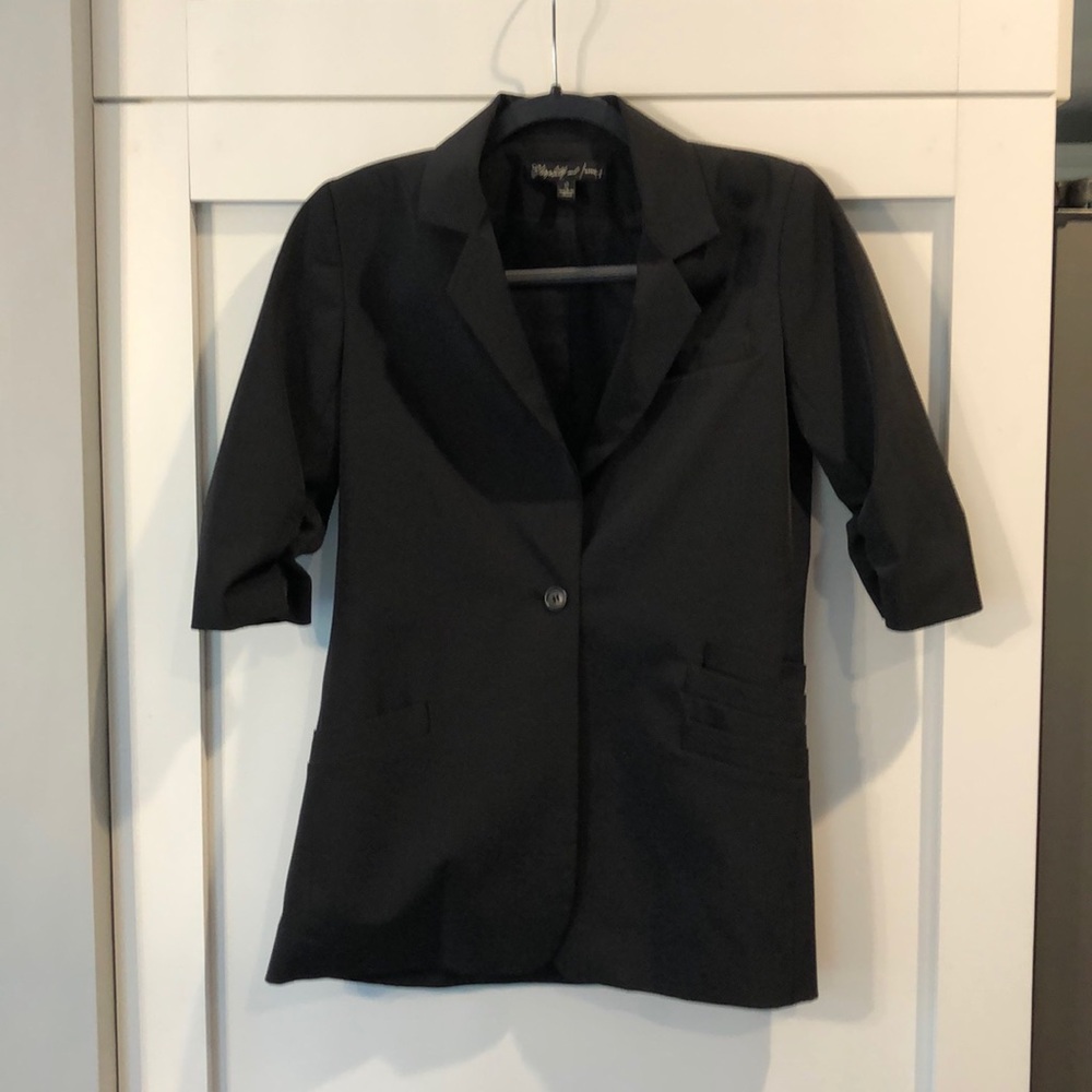 Elizabeth and James black blazer